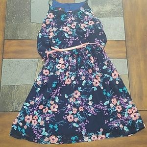 Girls size 12 dress with belt